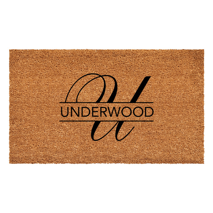 Underwood Personalized Doormat