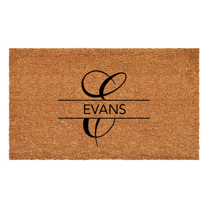 Evans Personalized Doormat