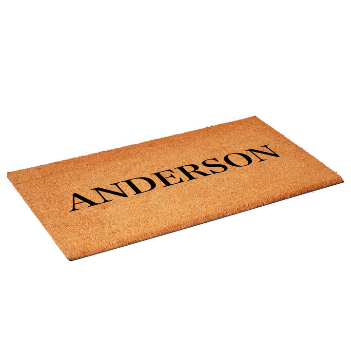 Bold Anderson Personalized Doormat