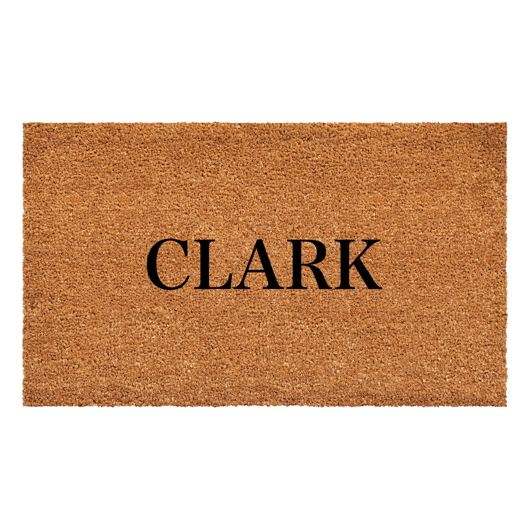 Bold Letter Personalized Doormat