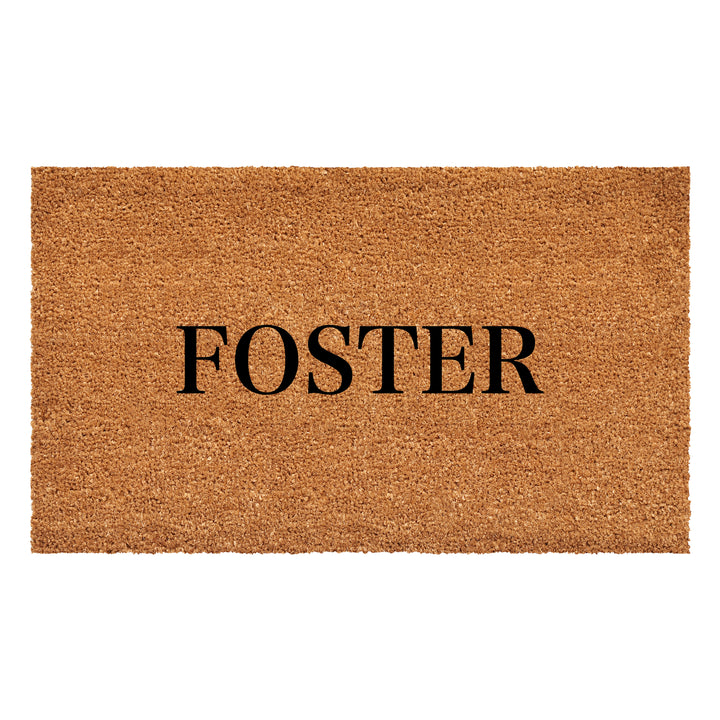 Bold Letter Personalized Doormat