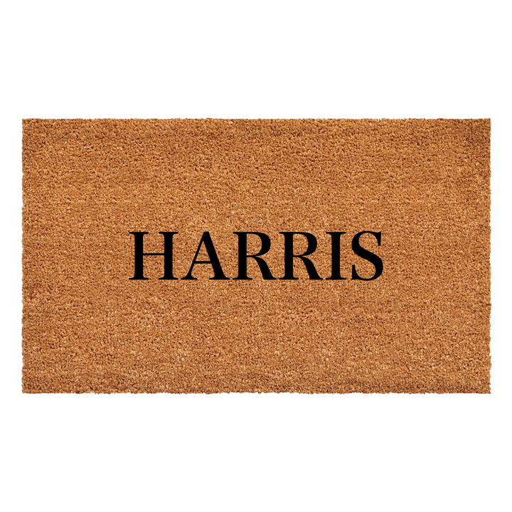 Bold Letter Personalized Doormat