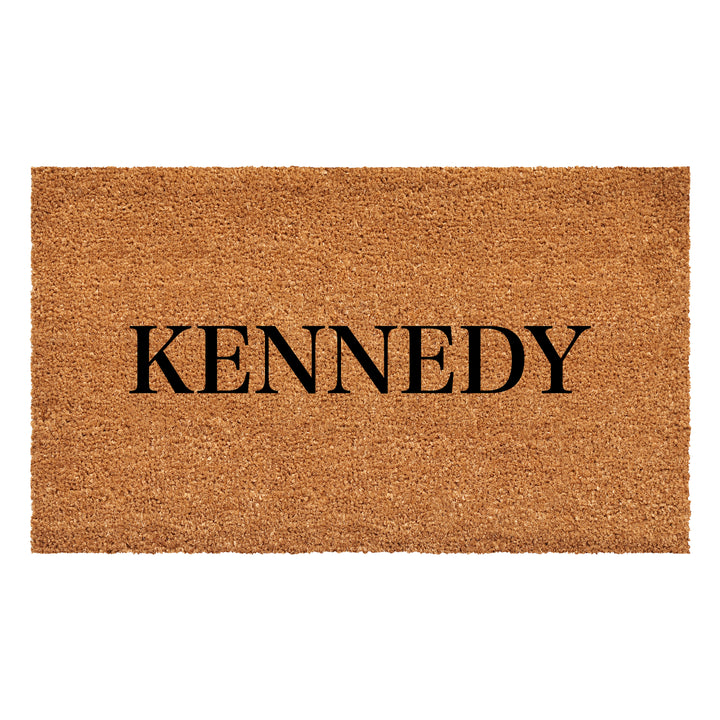 Bold Letter Personalized Doormat