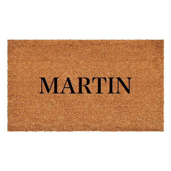 Bold Letter Personalized Doormat