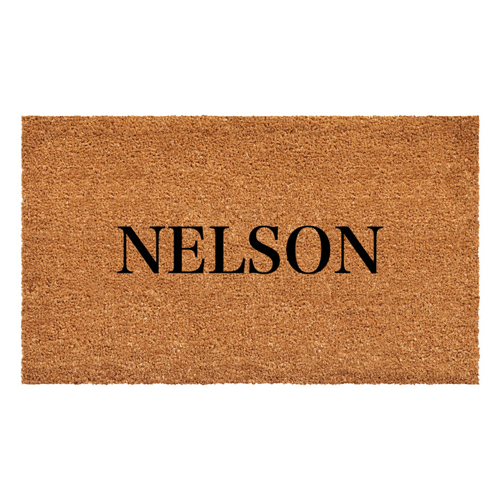 Bold Letter Personalized Doormat