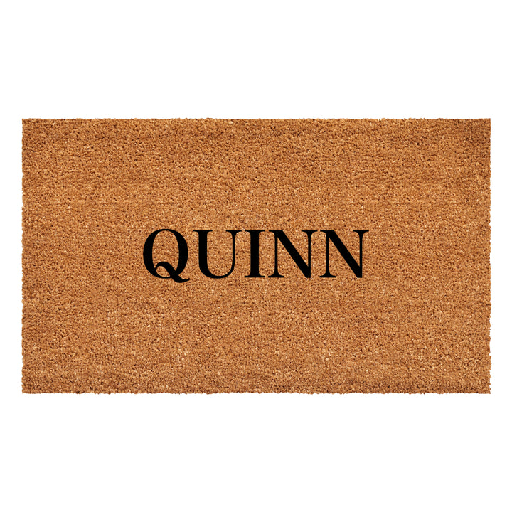 Bold Letter Personalized Doormat