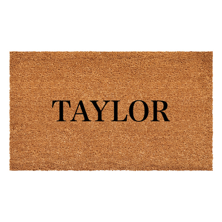 Bold Letter Personalized Doormat
