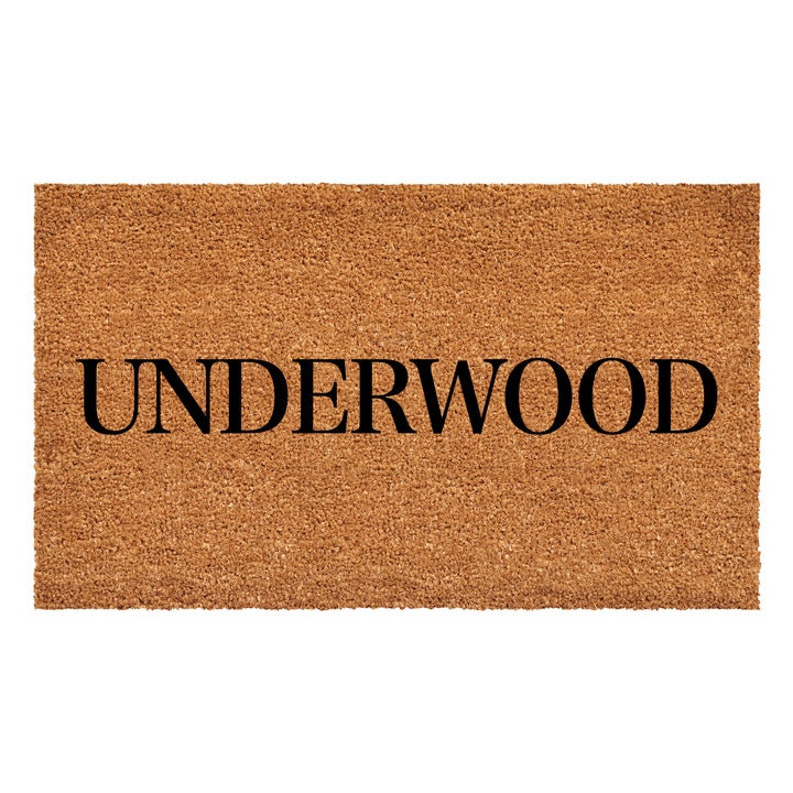 Bold Letter Personalized Doormat