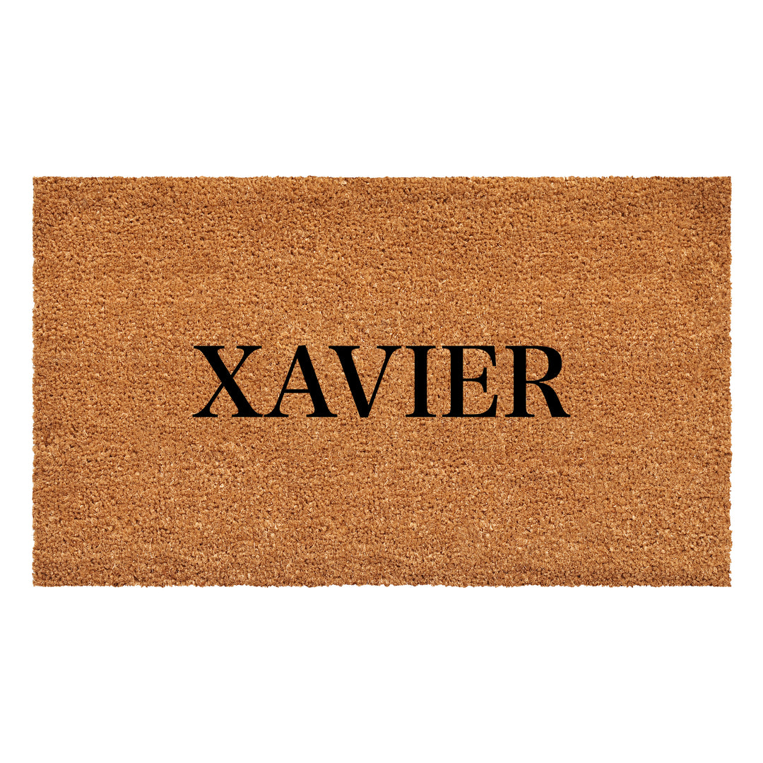 Bold Letter Personalized Doormat
