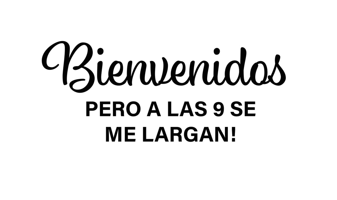 Bienvenidos pero alas 9 se largan Doormat 17"x29"