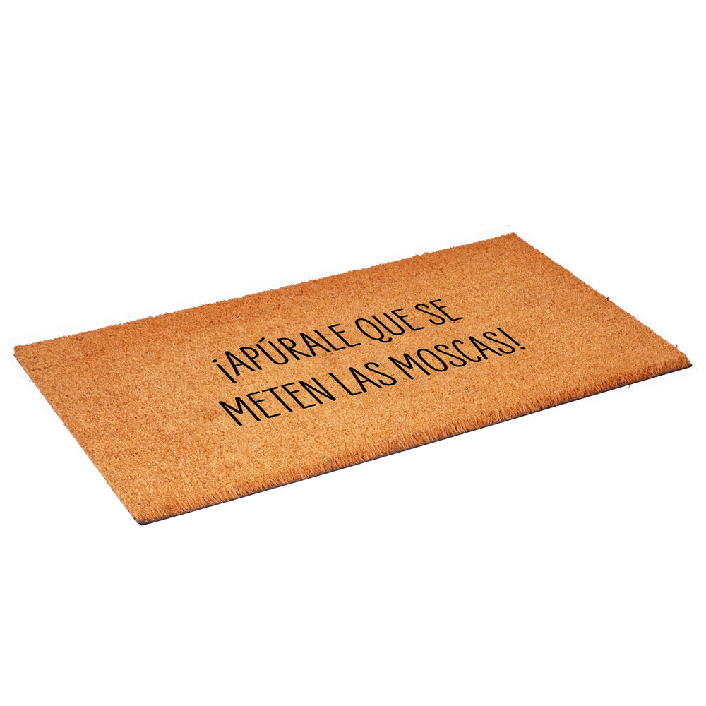 Apurale que se meten las moscas Doormat 17"x29"