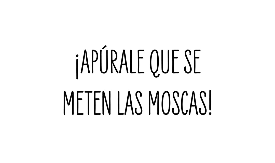 Apurale que se meten las moscas Doormat 17"x29"