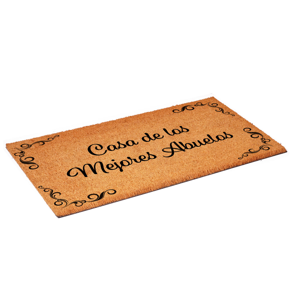 Casa de los mejores Abuelos Doormat 17"x29"
