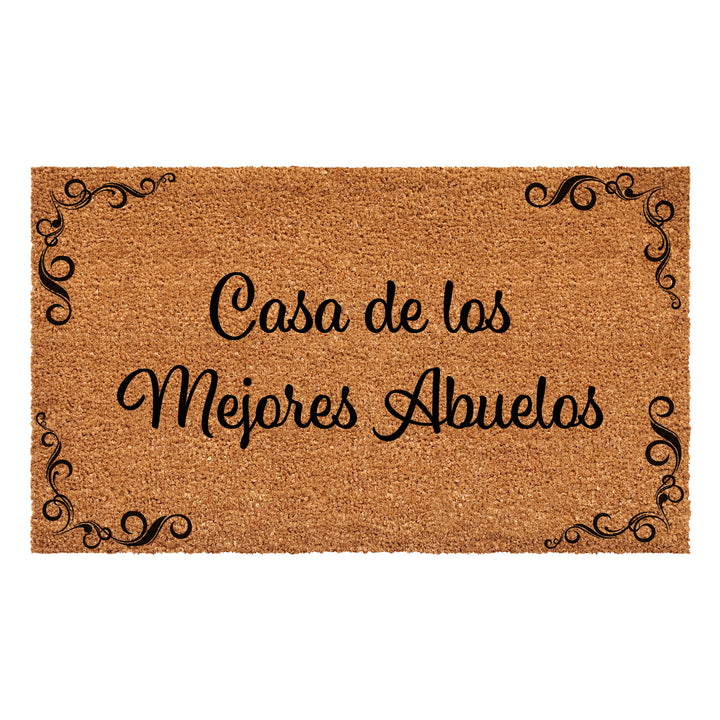 Casa de los mejores Abuelos Doormat 17"x29"