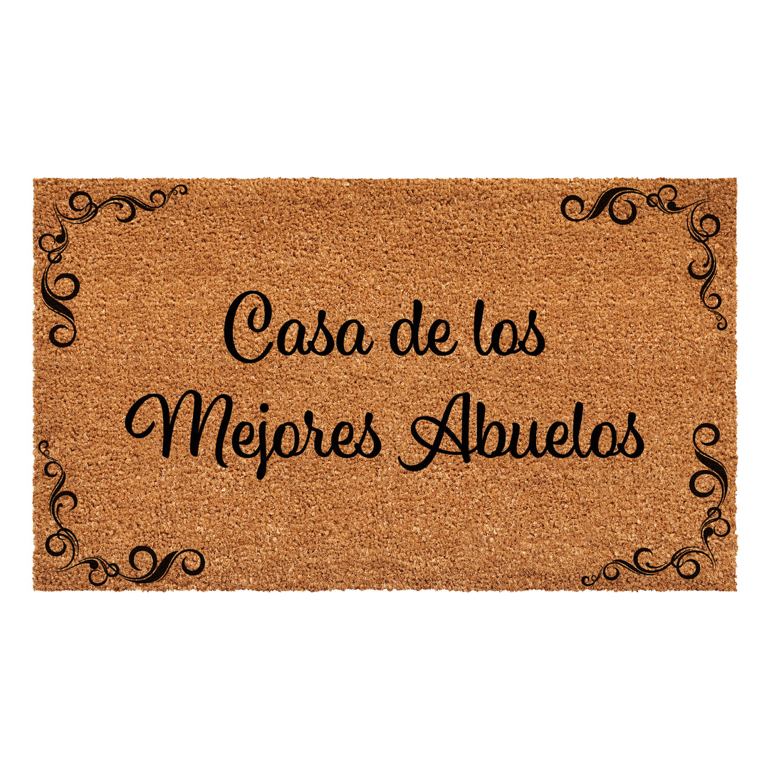 Casa de los mejores Abuelos Doormat 17"x29"