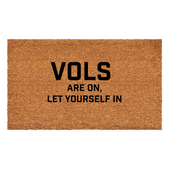 Vols are on let yourself in Doormat 17"x29"