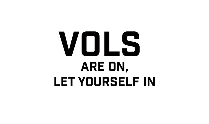 Vols are on let yourself in Doormat 17"x29"