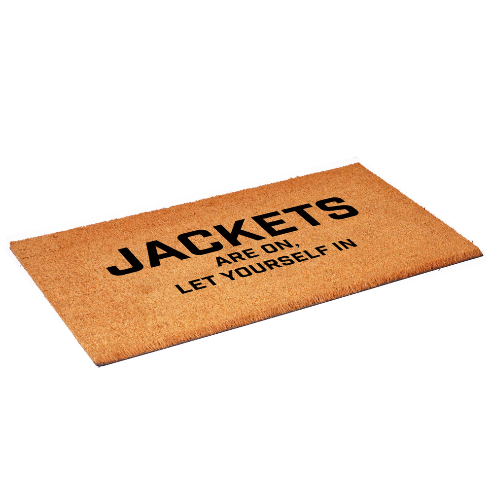 Jackets are on let yourself in Doormat 17"x29"