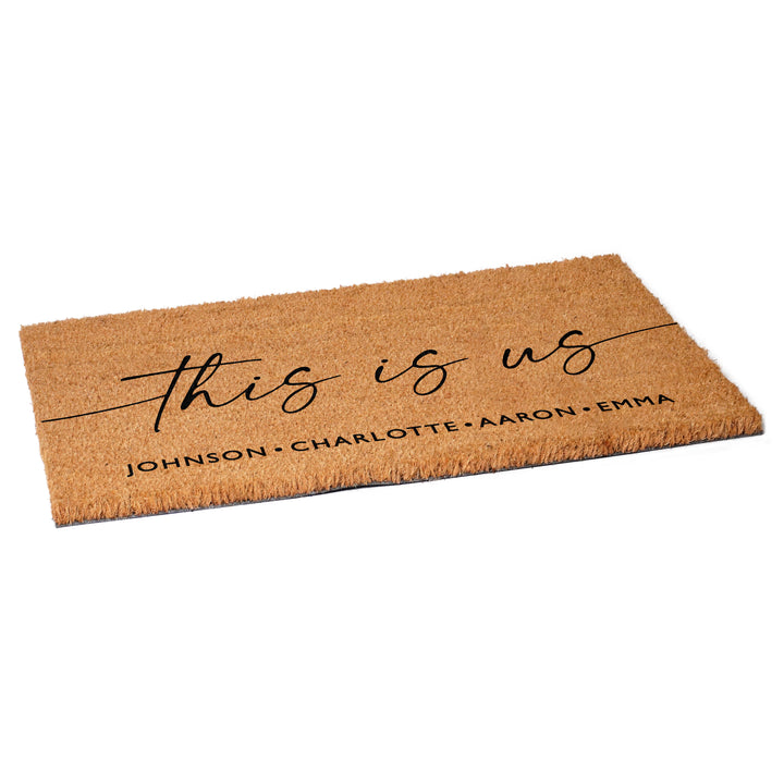 This is Us personalized Doormat