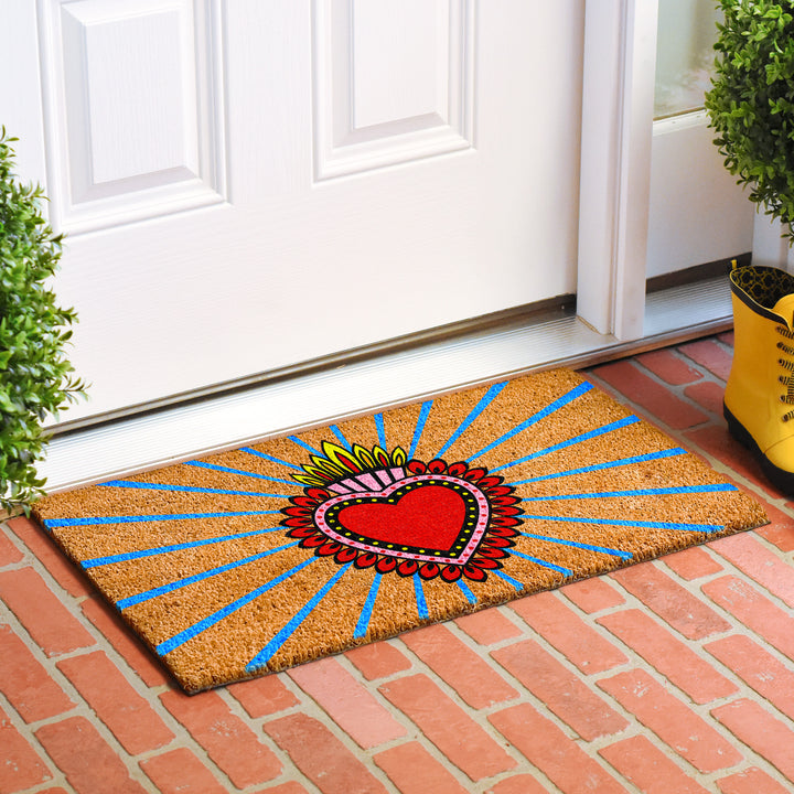 Milagro Heart Doormat