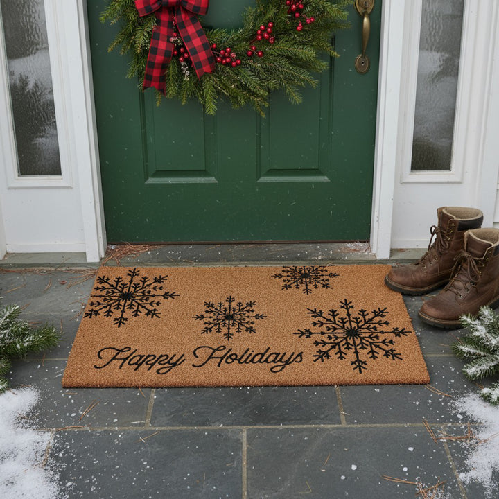 Snowflakes Christmas Doormat
