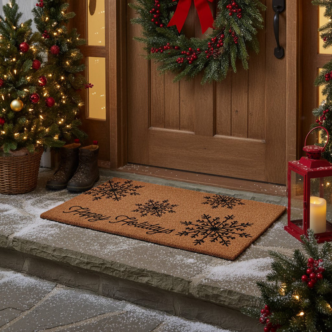 Snowflakes Christmas Doormat
