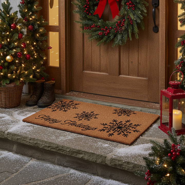 Snowflakes Christmas Doormat