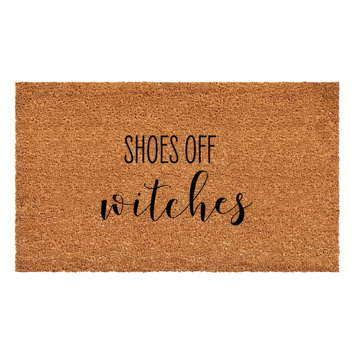 Shoes Off Witches Doormat 17"x29"