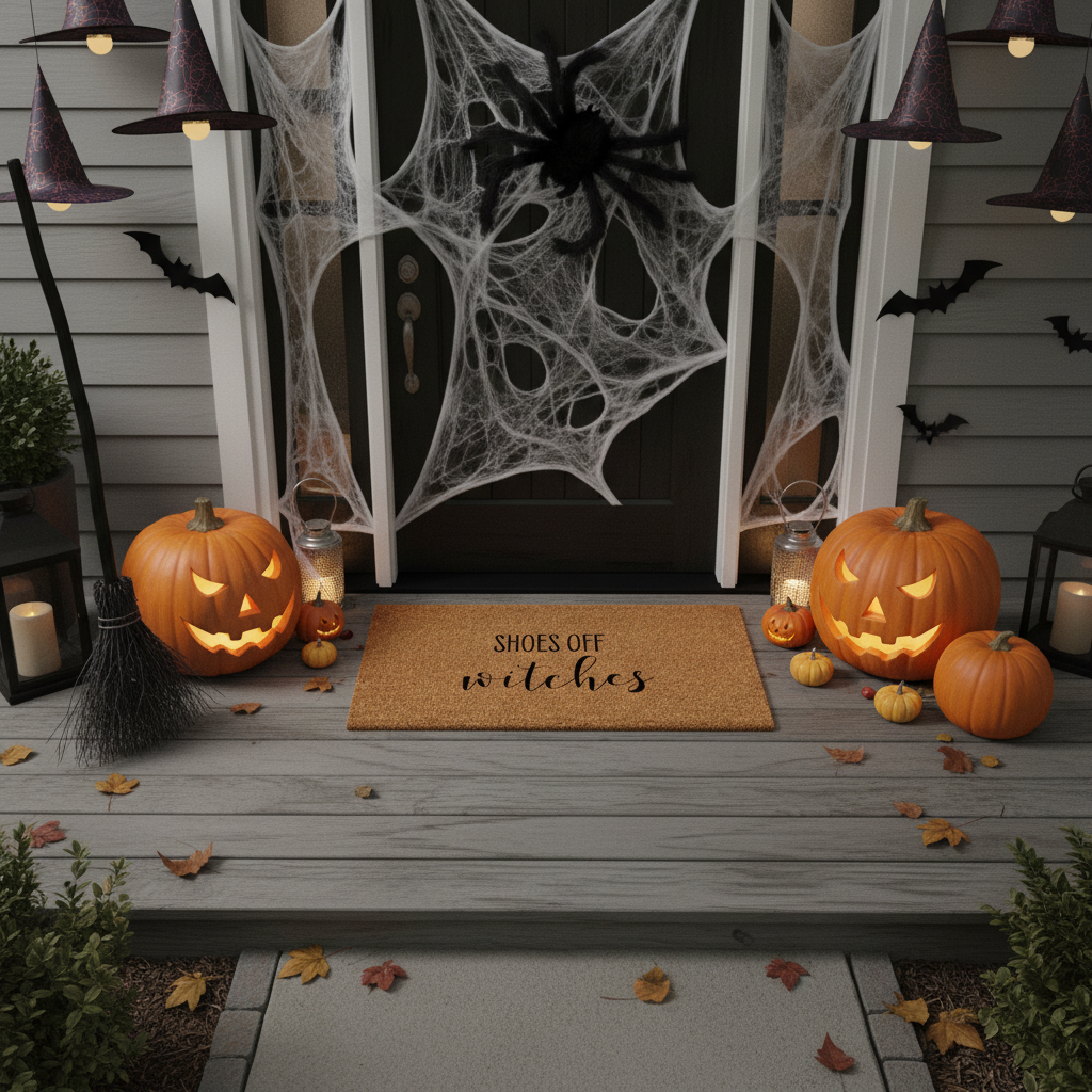 Shoes Off Witches Doormat