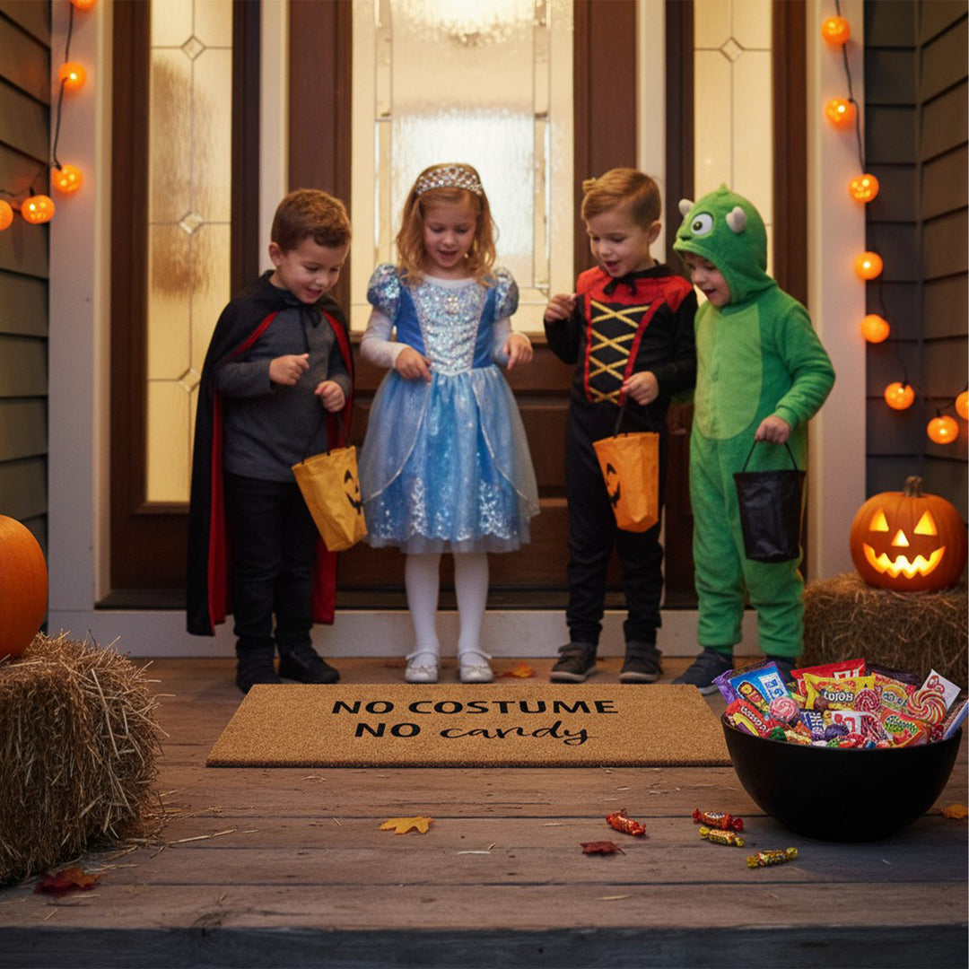 No Costume No Candy Doormat