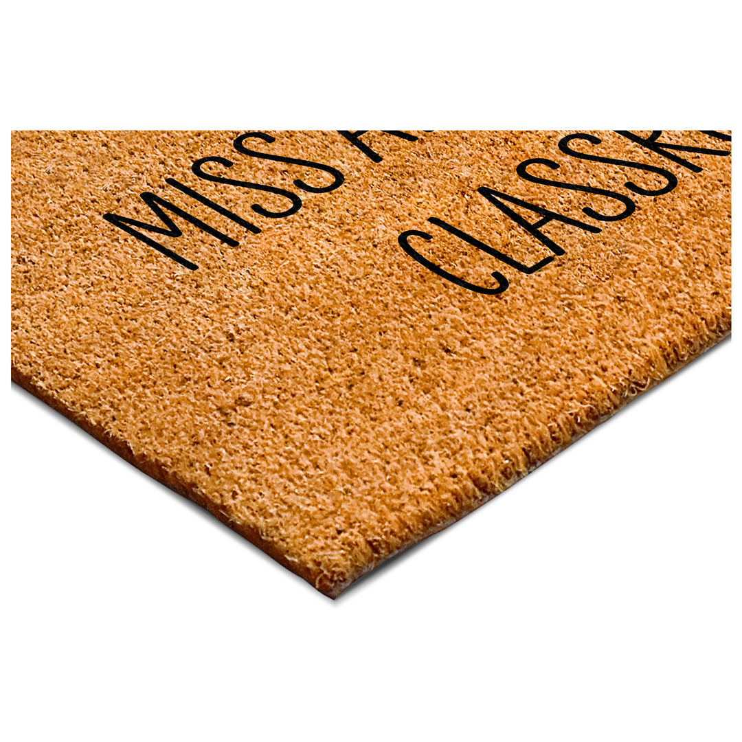 Personalized Miss Classroom Doormat 17"x29"