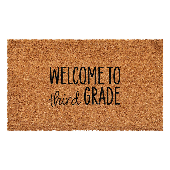Personalized Welcome to Grade Doormat 17"x29"