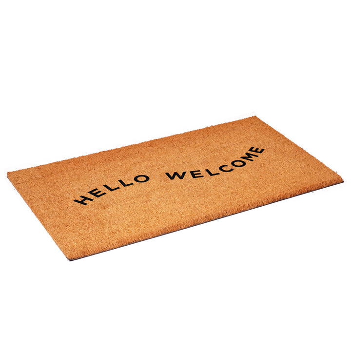 Hello-Welcome Doormat 17"x29"