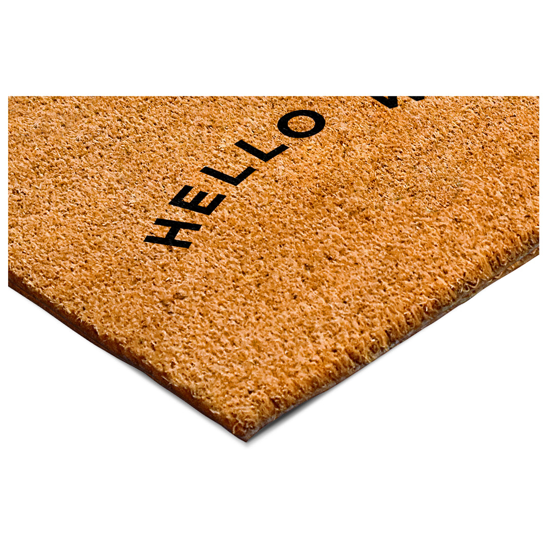 Hello-Welcome Doormat 17"x29"