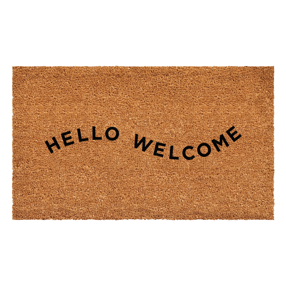 Hello-Welcome Doormat 17"x29"