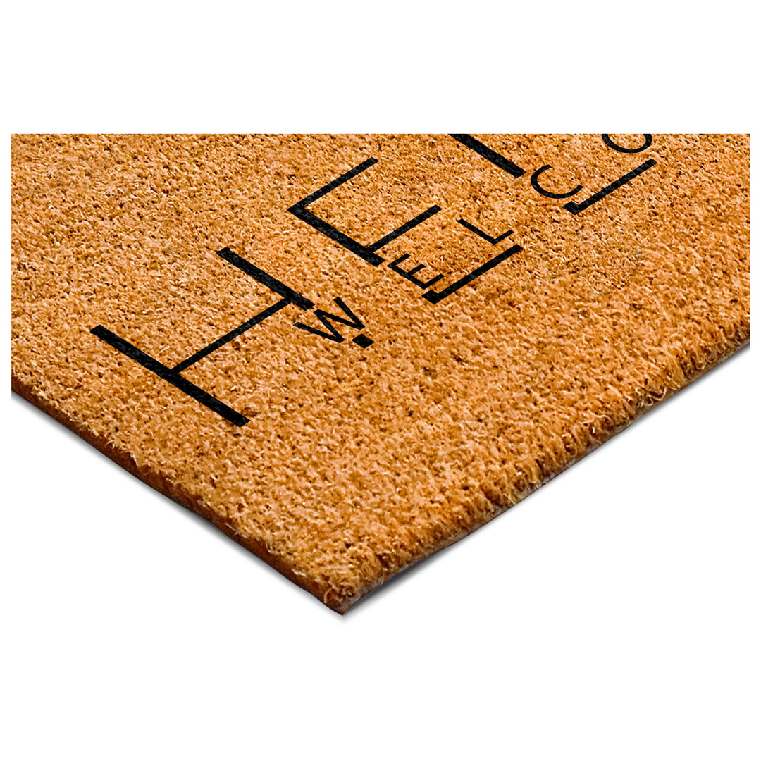 Welcome Greetings Doormat 17"x29"