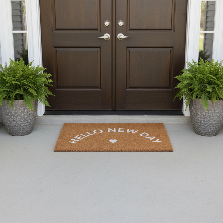 Hello New Day Doormat