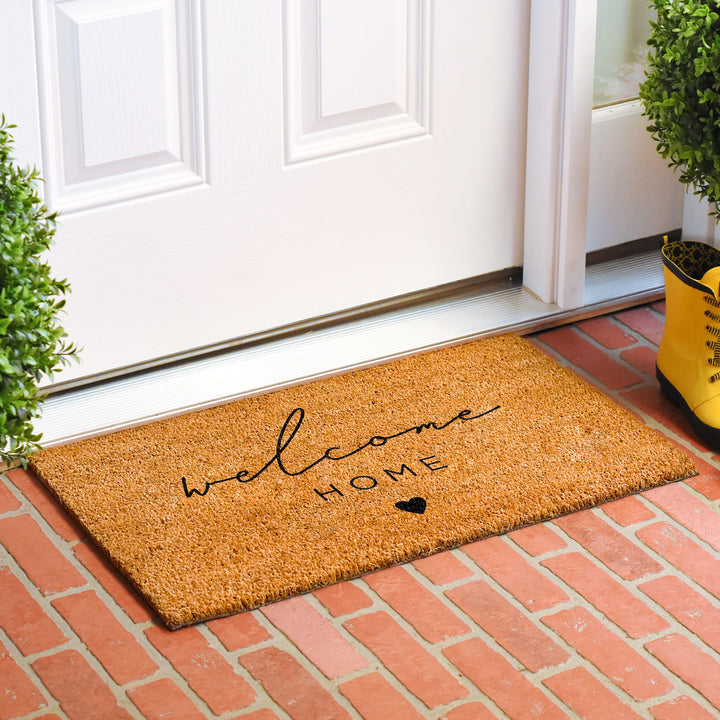 Heart Welcome Home Doormat