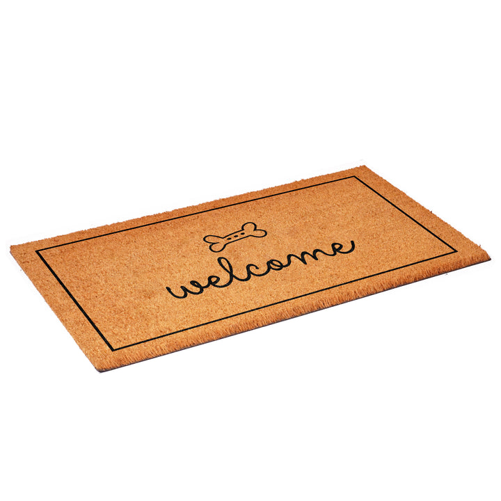 Dog Bone Welcome Doormat 17"x29"