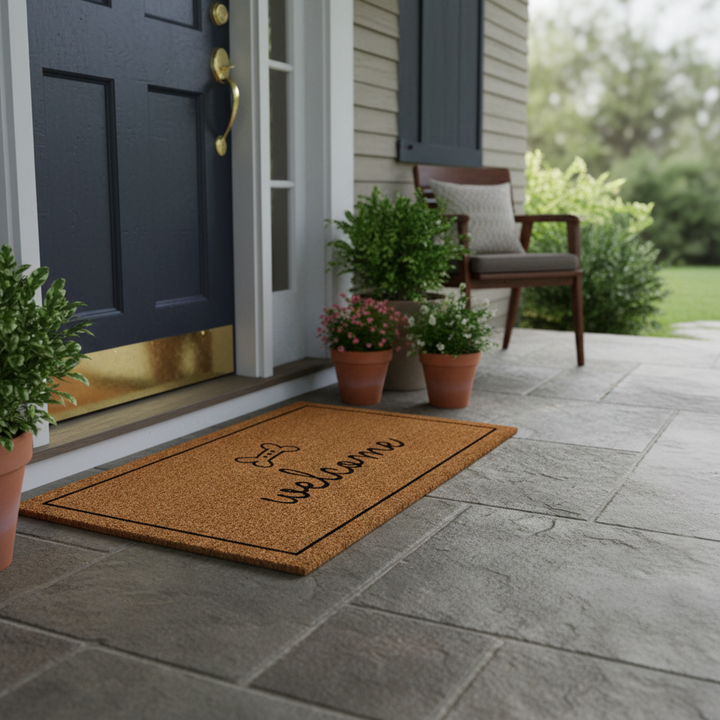 Dog Bone Welcome Doormat