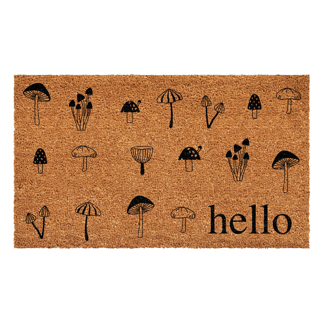 Mushroom Hello Doormat