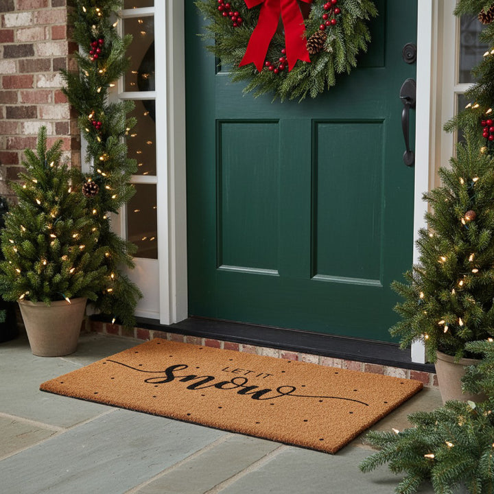 Please Let It Snow Doormat