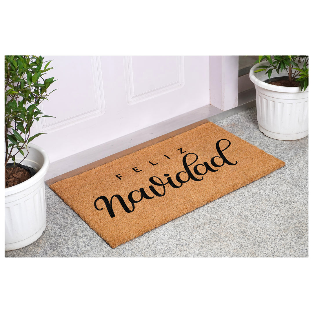 Classic Feliz Navidad Doormat 17"x29"