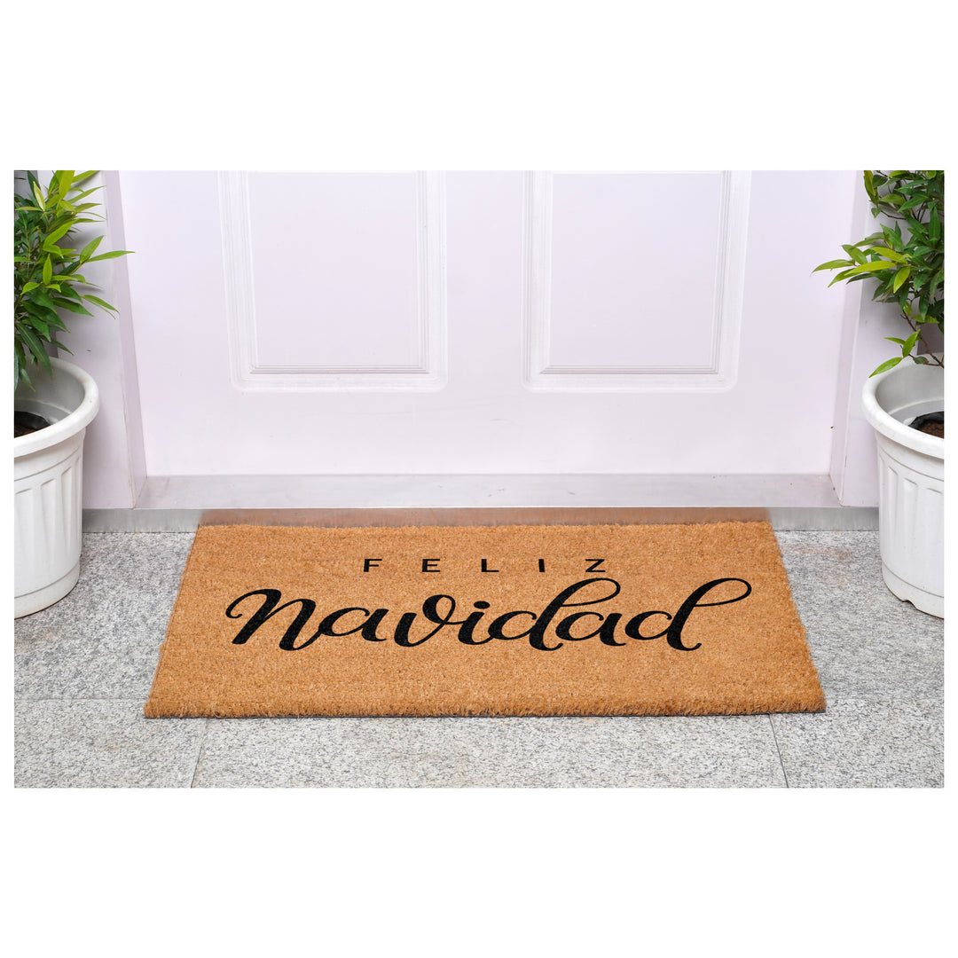 Classic Feliz Navidad Doormat 17"x29"