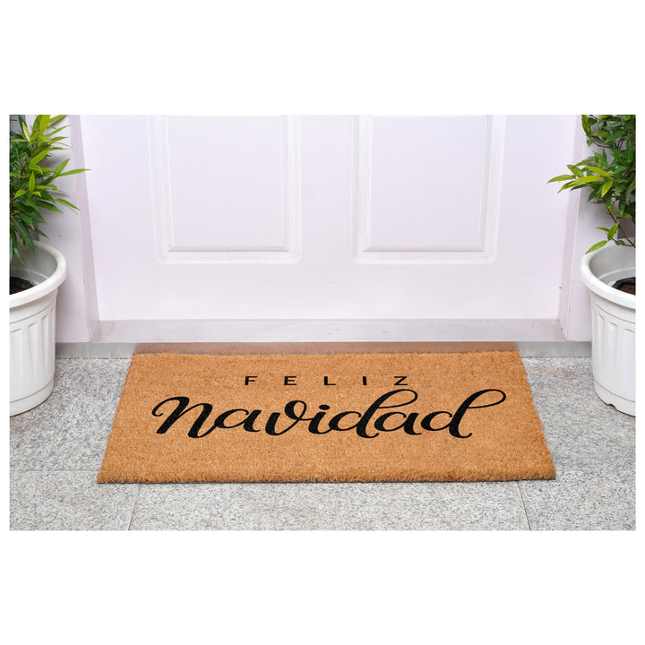 Classic Feliz Navidad Doormat 17"x29"