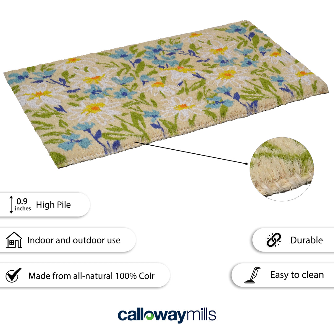 Fields of Daisy Doormat
