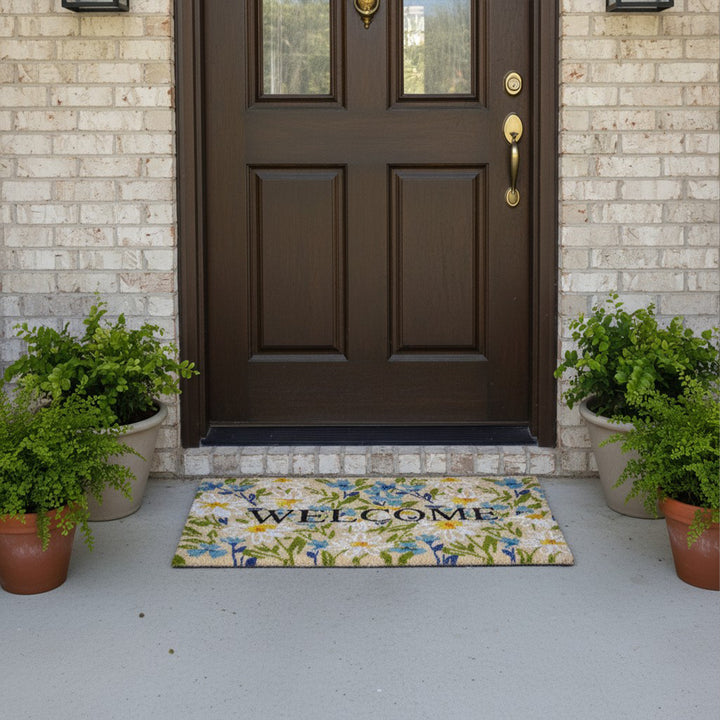 Field of Daisy Welcome Doormat