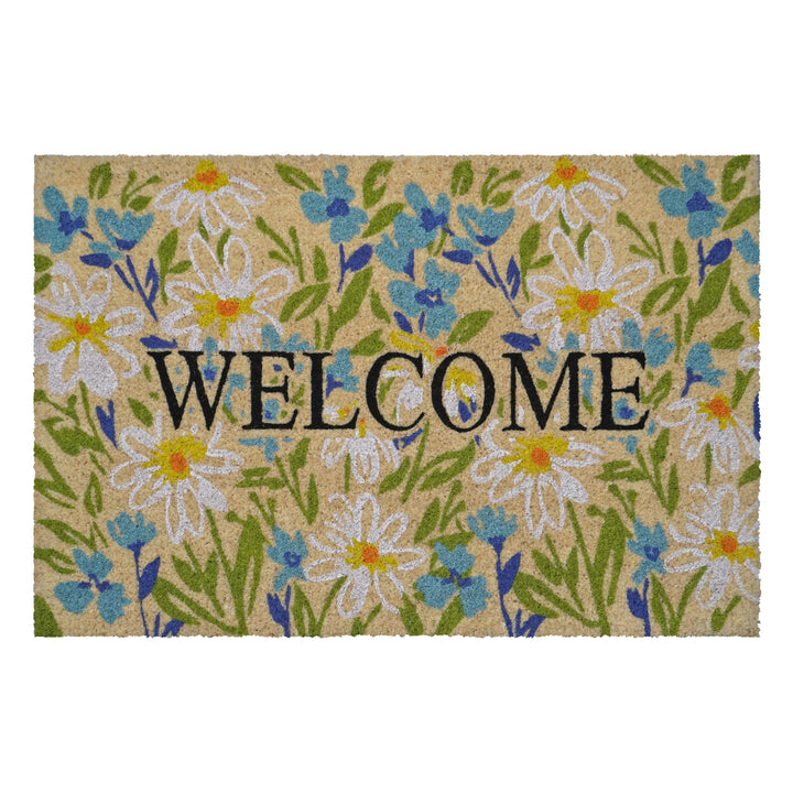 Field of Daisy Welcome Doormat
