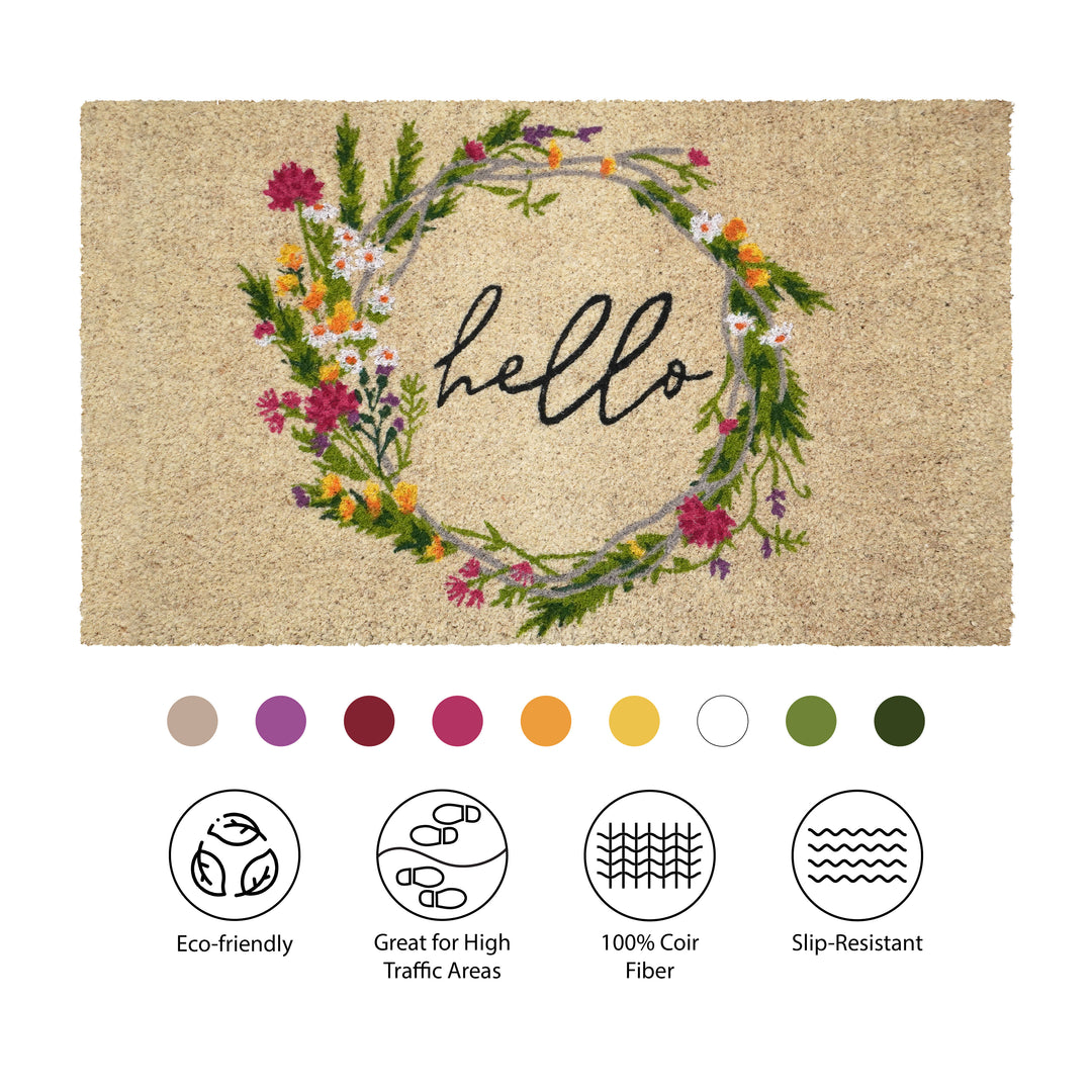 Cottage Floral Wreath