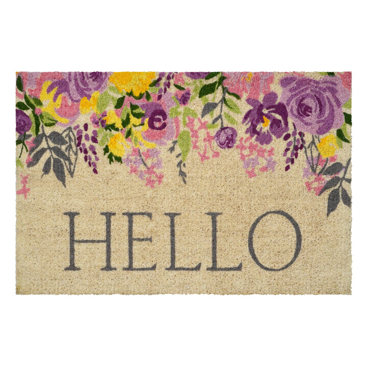 Blossoming Floral Hello Doormat